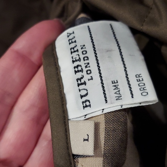 Burberry Quilted Jacket Olive Large - Picture 4 of 11
